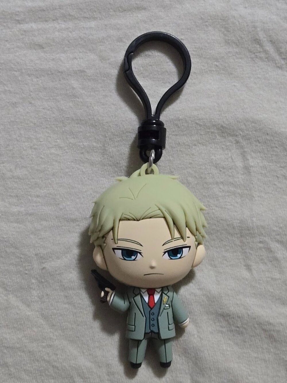 Official Spy x Family Loid Forger Twilight 3D Bag Clip Keychain Figure
